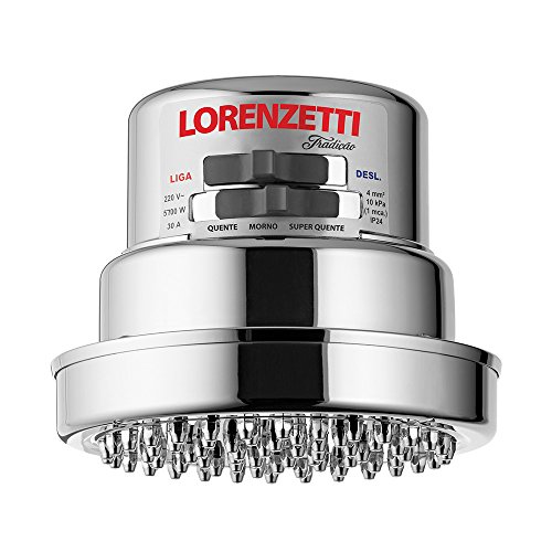 Chuveiro Tradição 127V 5500W, Lorenzetti, 7514205, Cromado, Pequeno