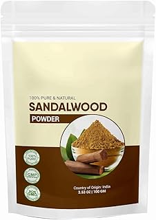 Polvo de sándalo para cara, mascarilla facial...