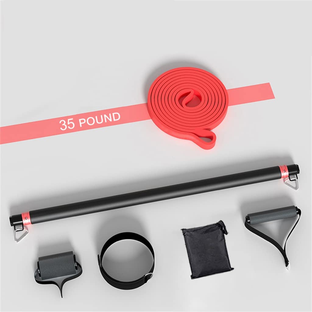 Full Body Workout Elastic Fitness Band Resistance Band Exercise Equipment and Fitness Exercise Sticks Weightlifting Color A Size