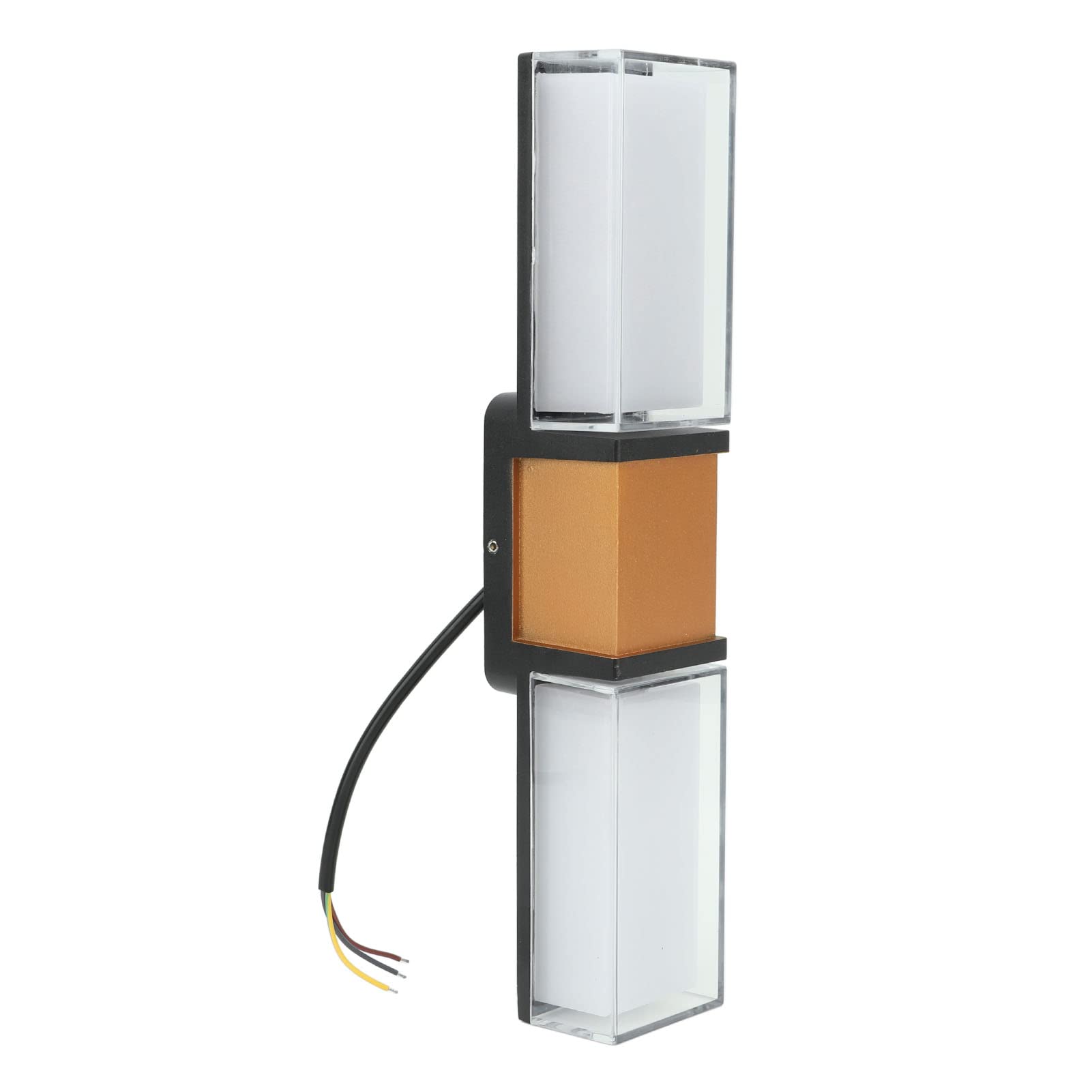 FTVOGUE Inteligentne Kinkiety Aluminiowe Kinkiety Prostokątne LED RGBW 9W Kontrola Aplikacji AC85 do 265V Wodoodporne Zewnętrzne do Patio na Ganku Przedpokoju w Domu