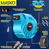 Druckluftschlauch-Aufroller 20m Test