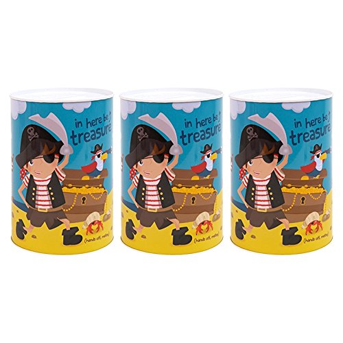 ITP Imports Cajas de dinero para niños con licencia de Paw Patrol, Avenger, Disney Princes, Emoticon, Unicorn, pirata