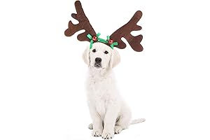 KUDES Reindeer Antlers Headband for Dogs: The Perfect Festive Accessory for Your Canine Companion