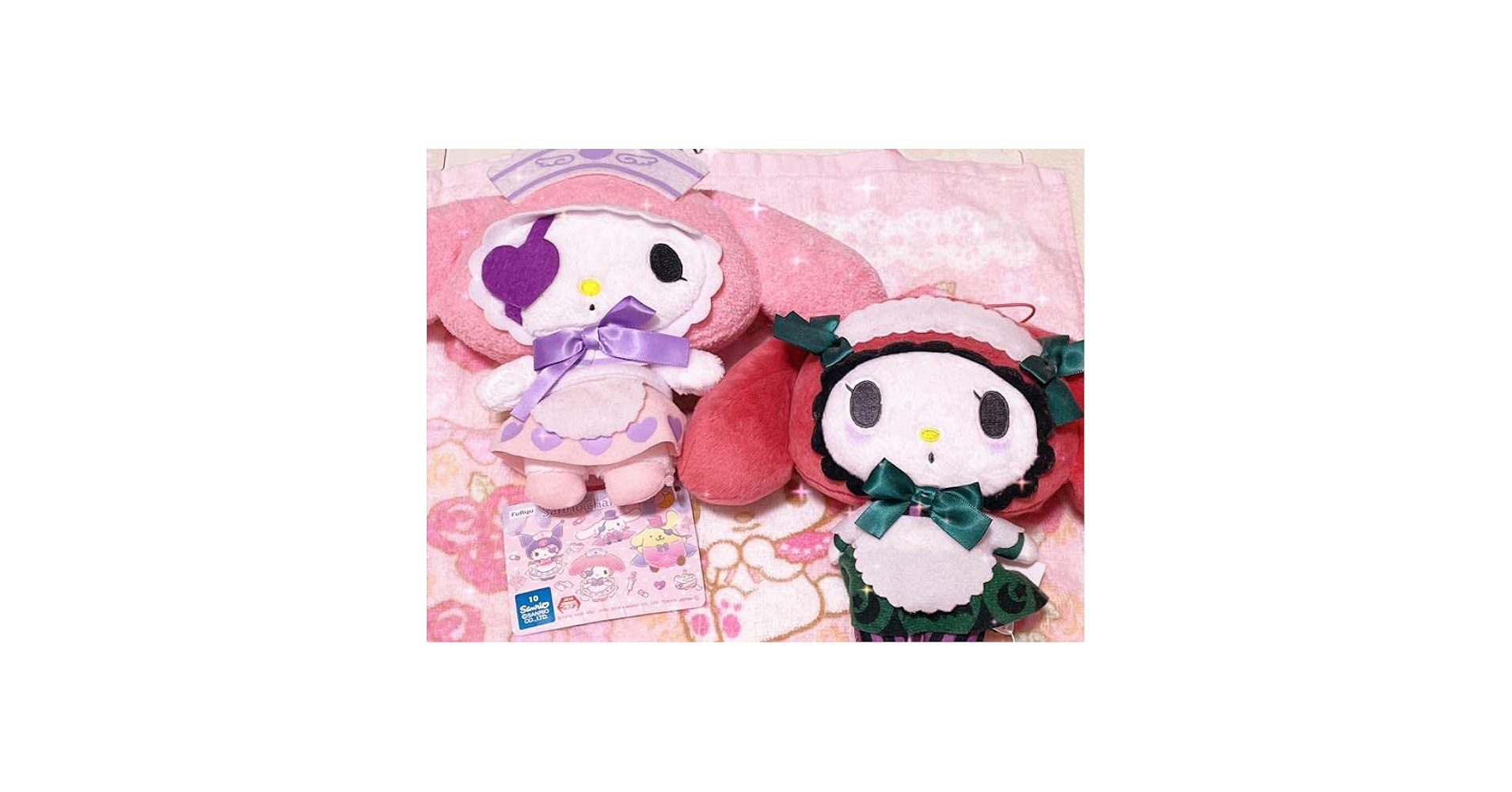 マイメロ　ナムコ　ハロウィン　ぬいぐるみ マイメロ、クロミ、シナモンたちとナムコdeハロウィン！ ケモ耳