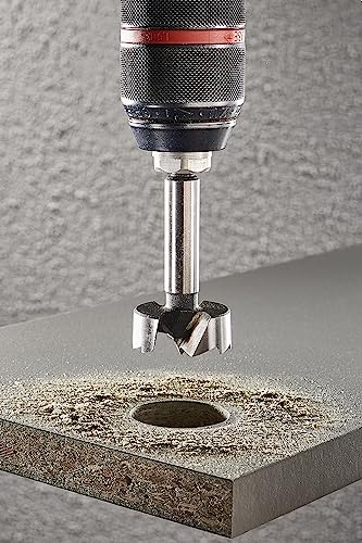 wolfcraft Forstnerbohrer, Ø 35 mm I 3310000 I Für Bohrungen in Holz und Kunststoff I Sechskant-Schaft für schnellen Werkzeugwechsel