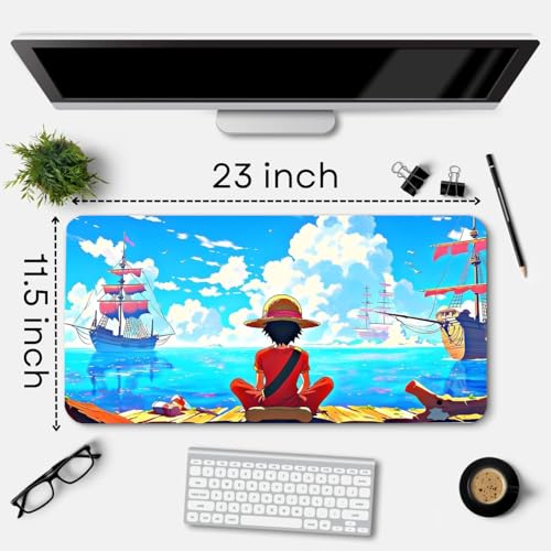Image of Anime fearturing Large Gaming Mouse Pad, Extended Desktop Mat, 58 x 28 cm (DS 8)