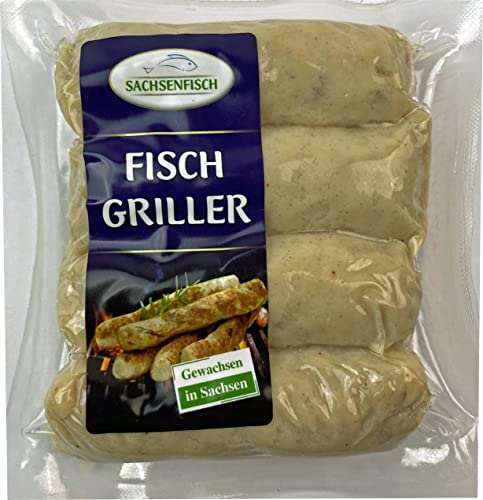 Barbecuepakket Vis, braadworst, probeerpakket, zuivere vis worst om te grillen, 3 soorten, exotische grillworst van verse vis, voor BBQ grill en pan (visfijnkost, set van 3, 540 g) - Image 4