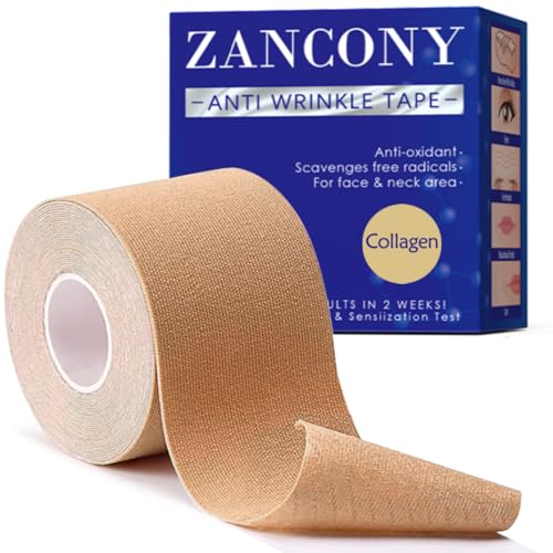 Collagen Tape for Wrinkles, DIY Cuttable Facial Tape for Full Fac...