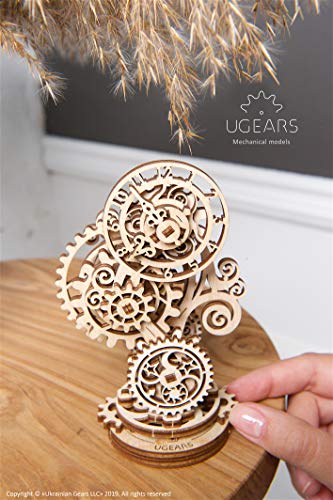 UGears Steampunk Clock 3D Wooden Puzzle - Wooden Clock Mechanical Model Construction Set - DIY Model Kits for Adults Teens and Children - Ideal Christmas and New Year Gift - Gorgeous Home D&eacute;cor steampunk buy now online