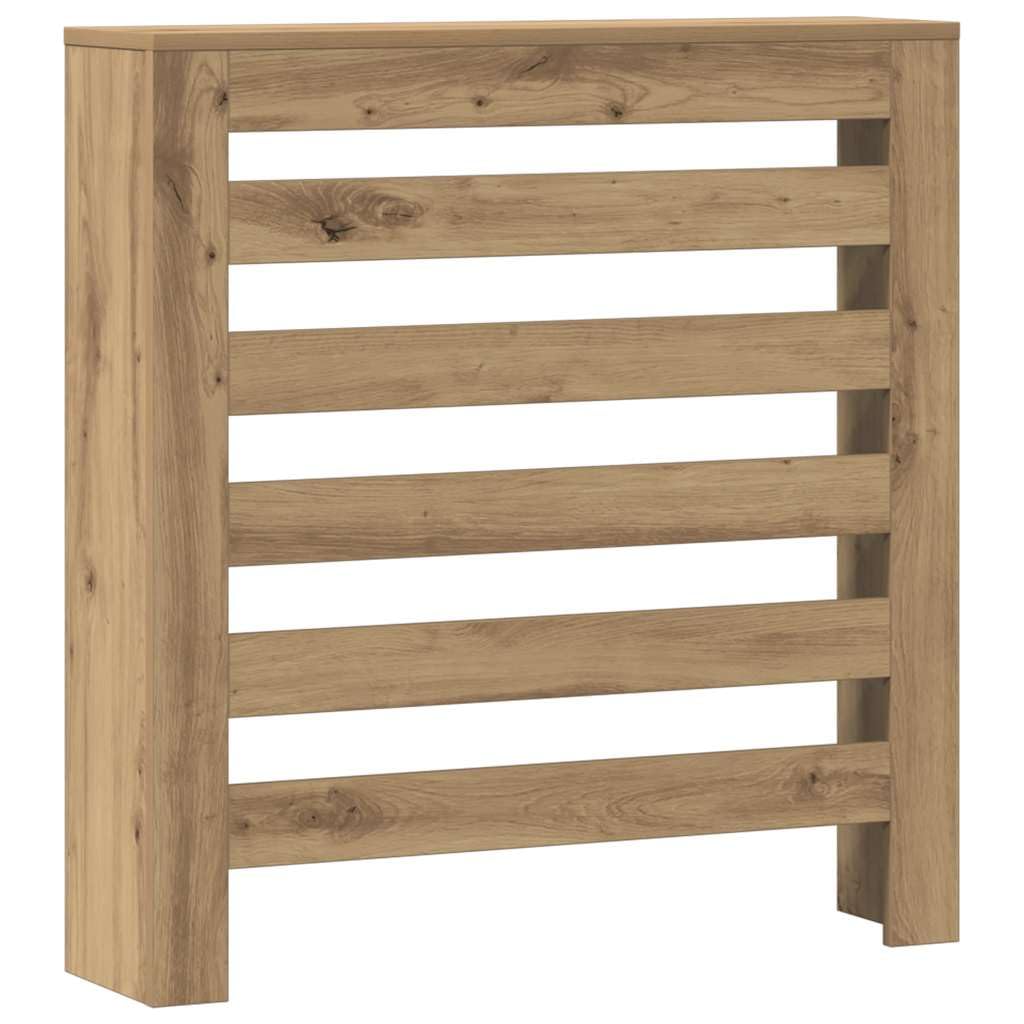 Genérico Cubierta de radiador Madera Color Roble Artesano 78x20x82 cm,Accesorios para electrodomésticos,Accesorios para radiadores de calefacción,852689