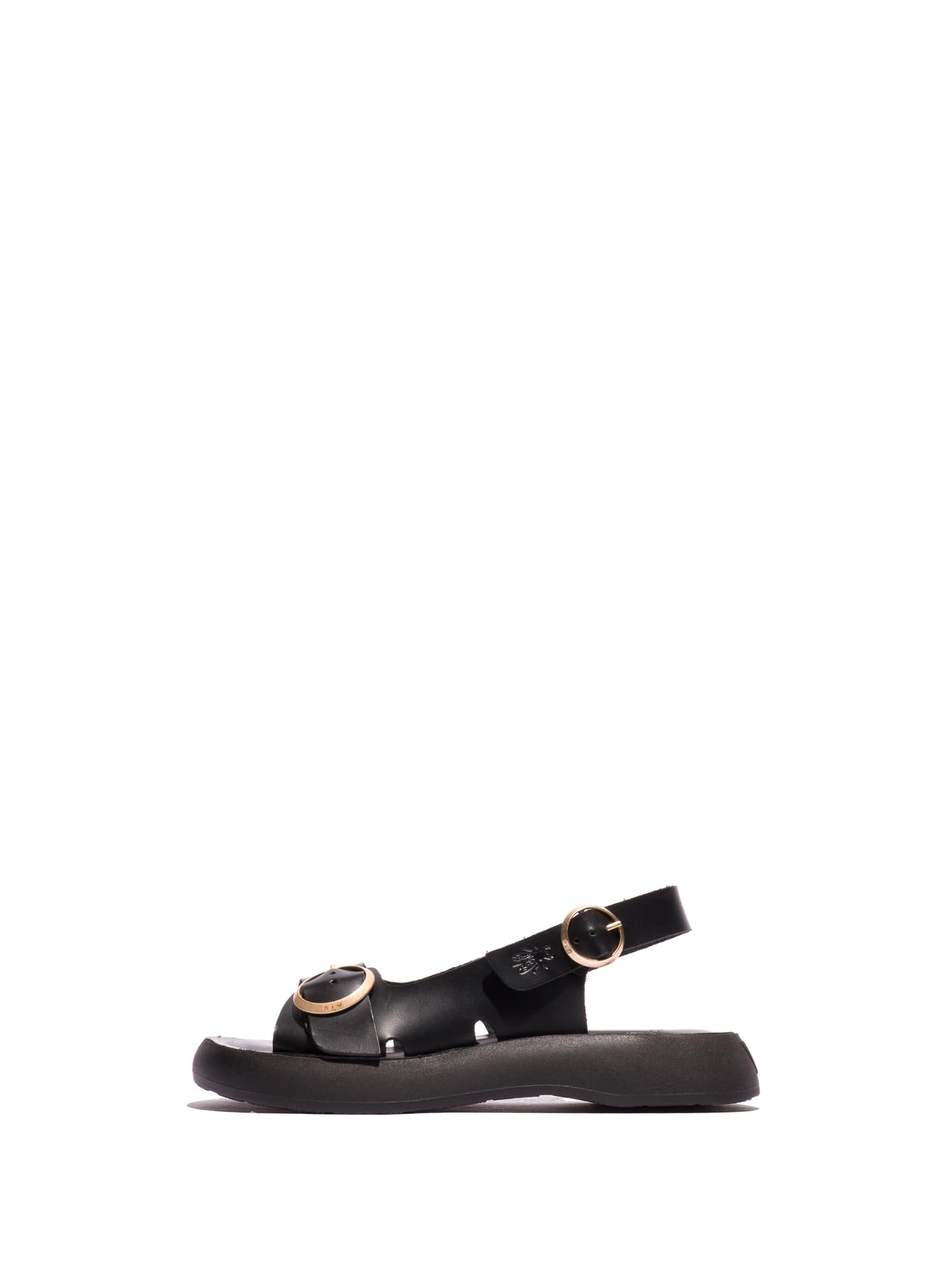 Fly London Women's BEIV387FLY Sandal, Black, 9 UK