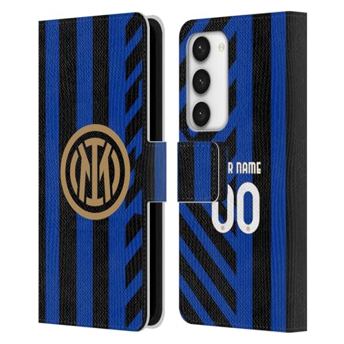 Coque portefeuille Samsung S23 Inter Milan anti-choc et porte-carte