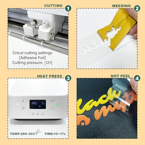 Image of Skin-Coloured 3D Puff Heat Transfer Film, 8 Sheets Per Pack, Each Sheet Measuring 12 inch x 10 inch, Suitable for 3D Heat Transfer Film in DIY T-Shirt Heat Press Kits, Easy to Cut and Weed