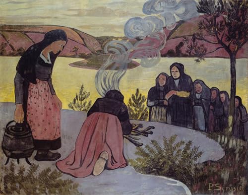 Tableau Toile Peinture Décorative Sérusier 60x90cm Affiches d'Art Murale