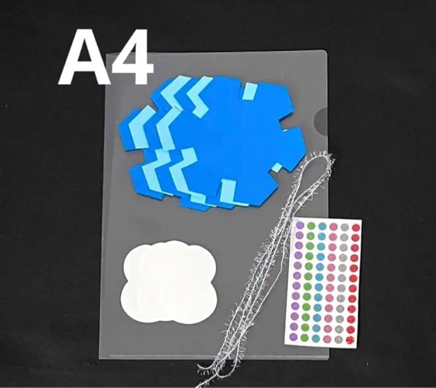 雪の結晶　製作キット　クリスマス　壁面飾り　冬　保育　高齢者　クラフト Amazon.co.jp: 雪の結晶 製作キット 壁面飾り 冬 保育 高齢者