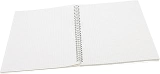 Parliky Livro Espiral Quadriculado Cadernos Espirais Caderno Espiral Capa Dura Bloco De Notas De Escritório Papel Milimetrado Livro De Esboços Pautado Com Fio Caderno Quadriculado Bloco