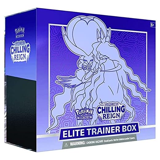 Pokemon 177-80863 Sword & Shield—Chilling Reign Elite Trainer Box, 5
