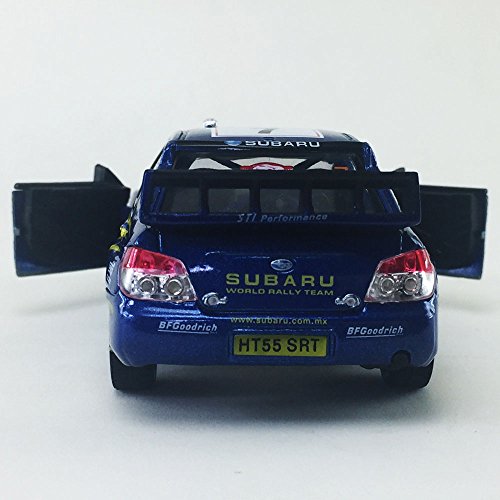 Miniatura Kinsmart Subaru Impreza WRC 1:36 Azul miniatura 6