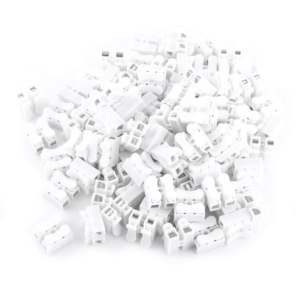 onneybrothers 2 way quick push electric wire connectors, screwless quick electrical connector high pressure resistant splice lock wire terminals push connector wire connector (20)
