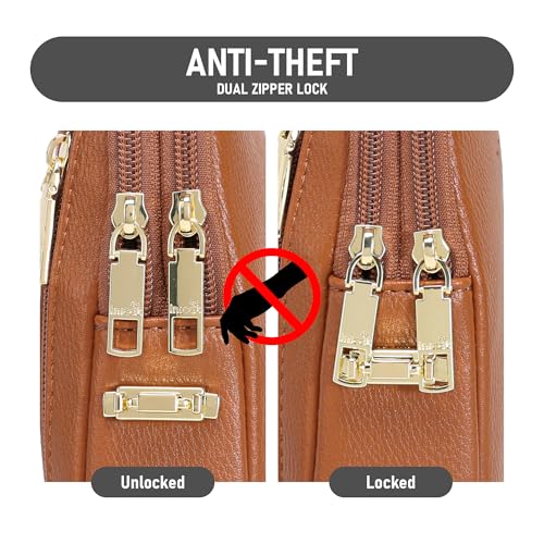 Image of INICAT Lightweight Small Crossbody Sling Bag for Women | Mini Travel Purse,Multi-pocket with Card Slots,Durable Vegan Leather,Everyday Carry