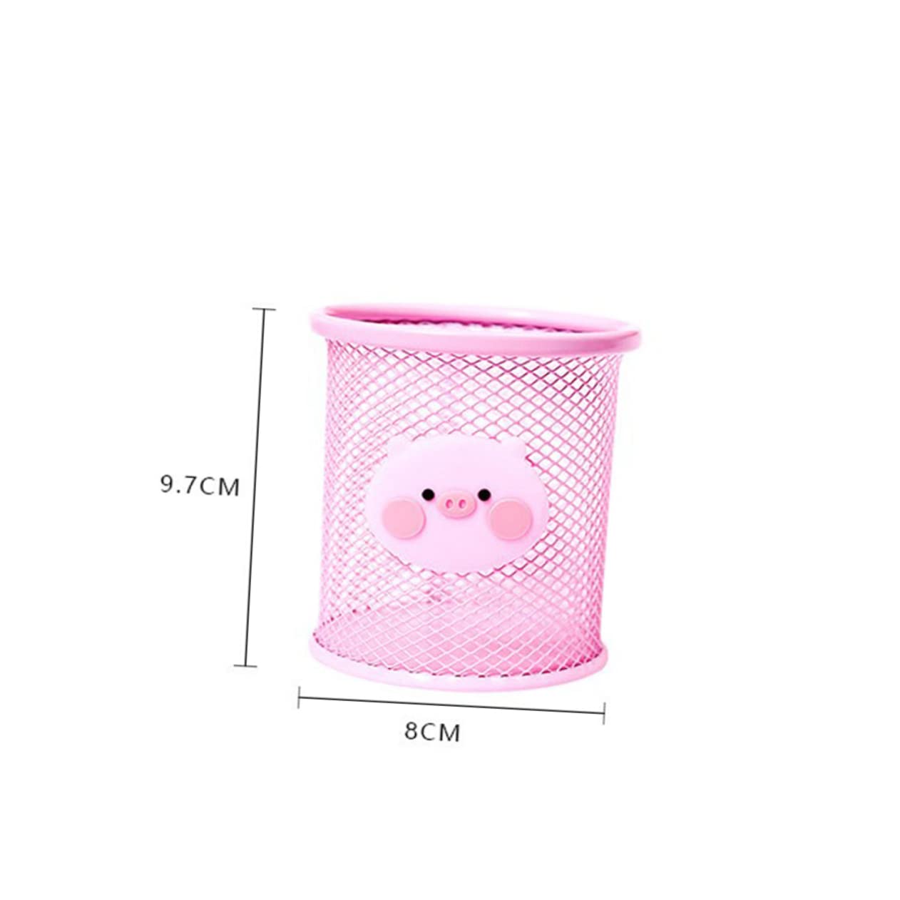 3pcs Pink Pen Holder Pig Pen Holder Practical Desk Supplies Pink Pens Desk Pencil Pencil Pot Pen Pot Cute Cup Case Container Student - Image 2