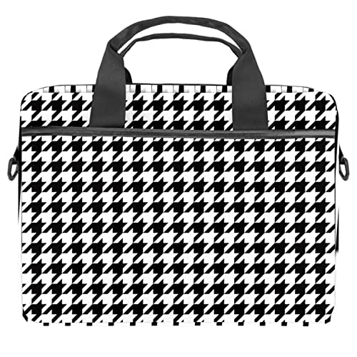Funda portátil 13.3 pulgadas con diseño geométrico clásico y protección acolchada