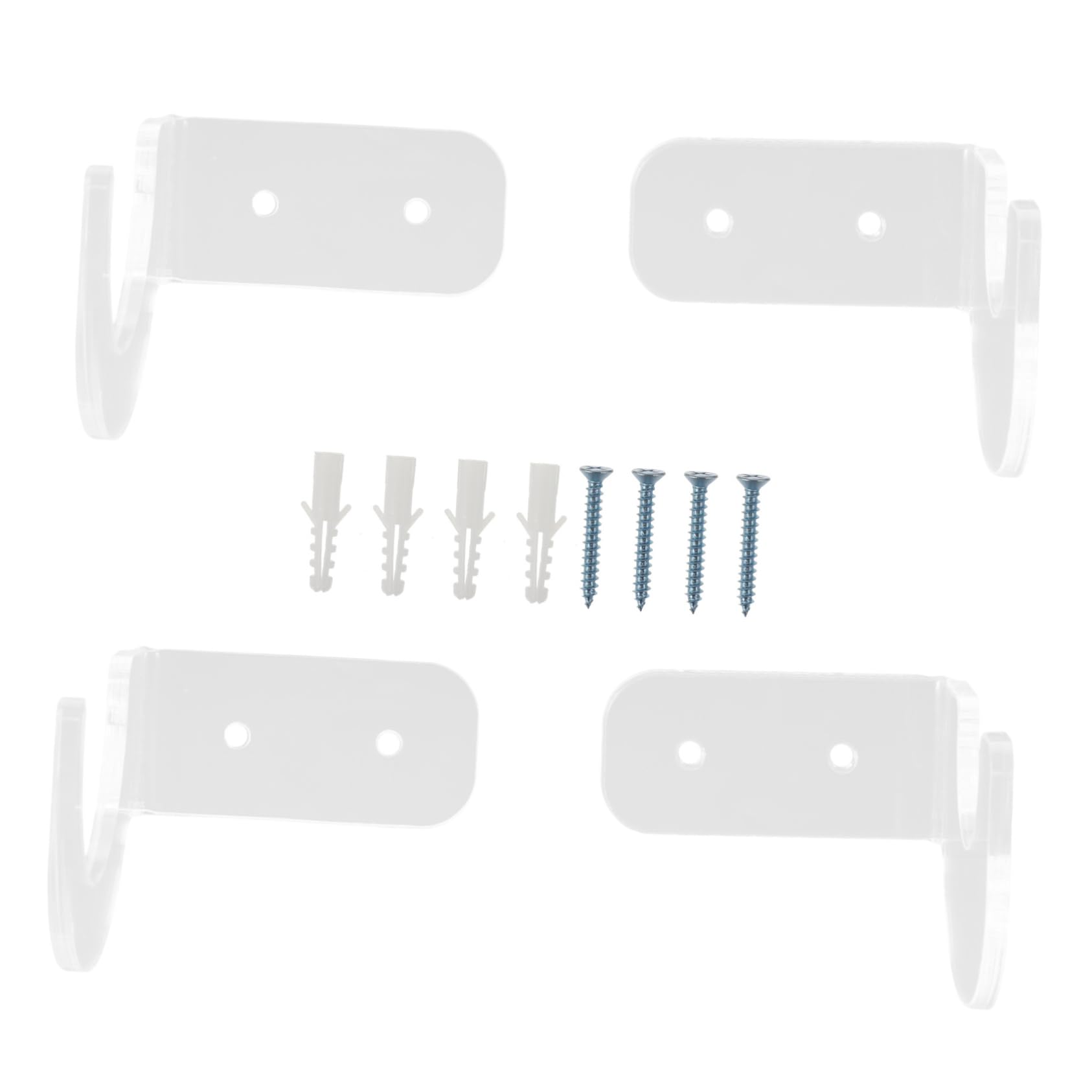 balacoo Decorative Bat Racks for Softball Tennis Baseball Bats Wall-mounted St