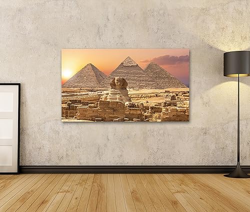 Pyramides Egypte tableau sur toile grand format salon - 2