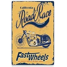 Vintage American Garage-A MotorcycleSticker Decals, Laptop, Home Decoration, Car, Truck, Funny, Tumblr, Motorcycle Helmet, Bumper Sticker, Made in The U.S.A.