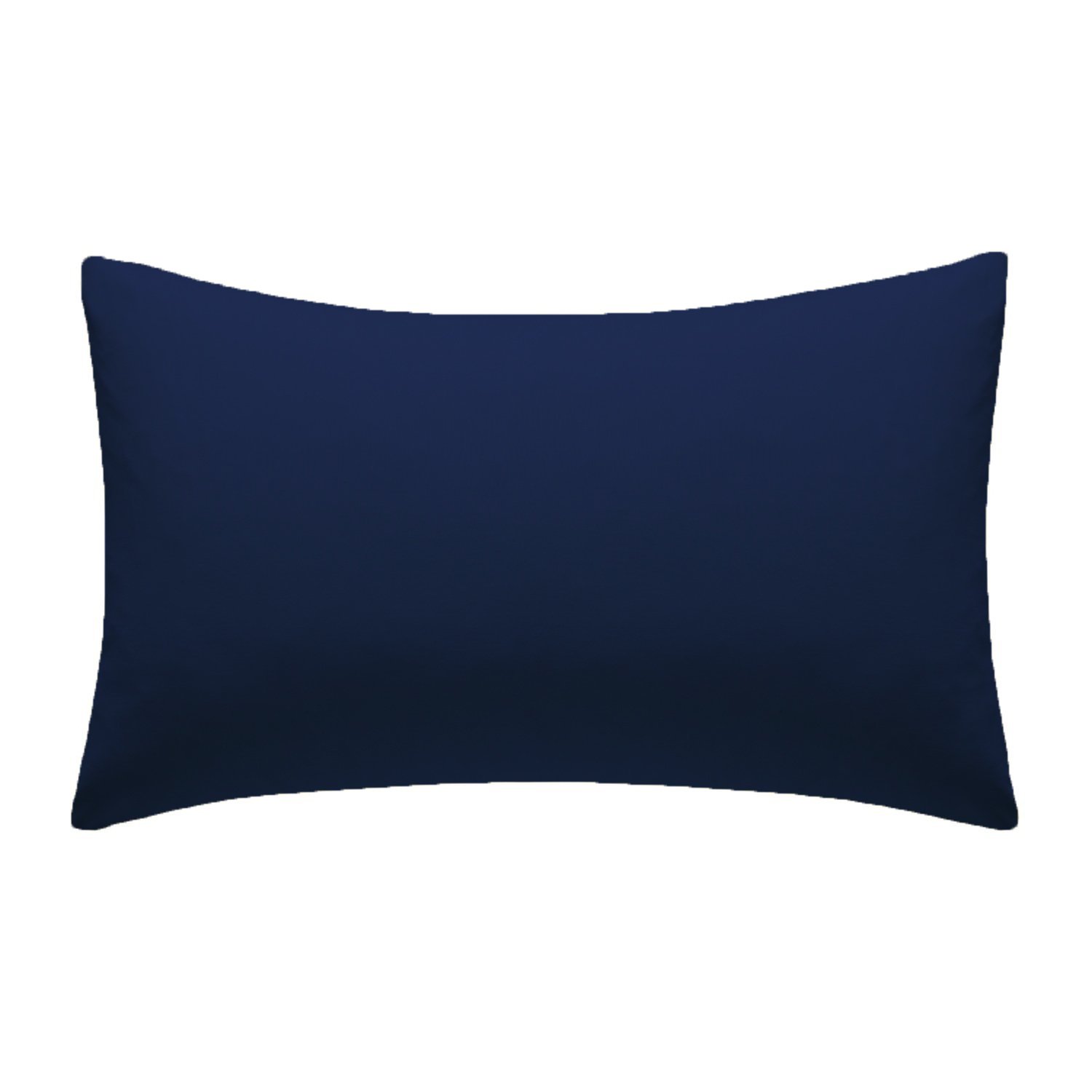 Amigozone Blue New 2 X Pillow Cases Housewife Plain Cover Polycotton Bedroom Pair Pack (Navy)
