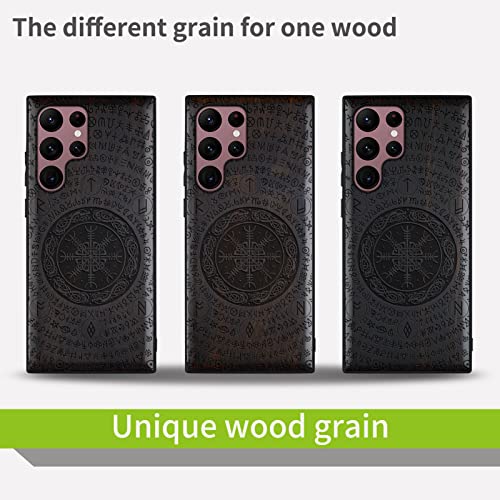 Carveit Custodia per Galaxy S22 Ultra Cover [Retro...