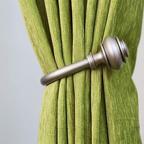 image for Dimbeit Set of 2 Metal Curtain Holdbacks, Decorative Curtain Drapery H