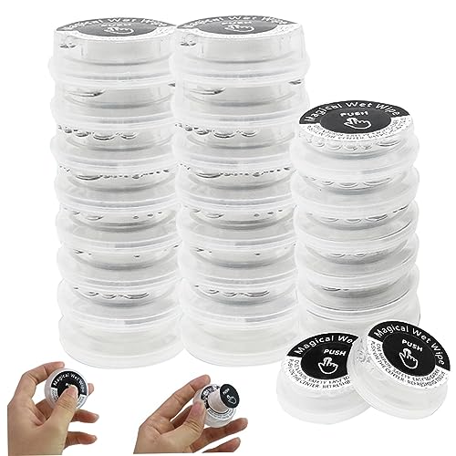 Bolsa Para Toallitas Húmedas Caja Dispensadora De Toallitas Húmedas Toallitas Para Manos Tamaño De Viaje Toallitas Para Manos Portátiles 50 Piezas Toallitas De Limpieza Personal No Estimulantes Con