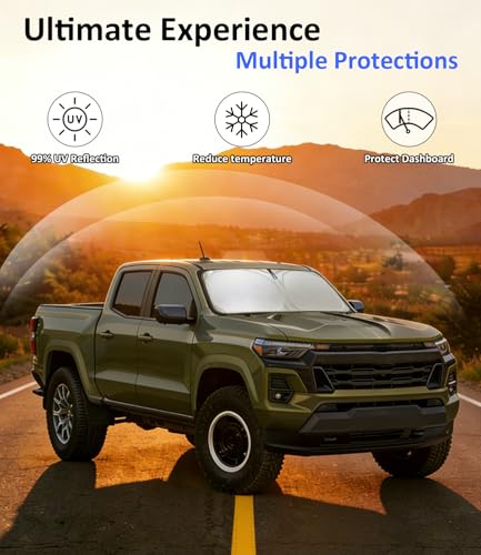 Image of Windshield Sun Shade for 2023-2026 Chevrolet Colorado /GMC Canyon