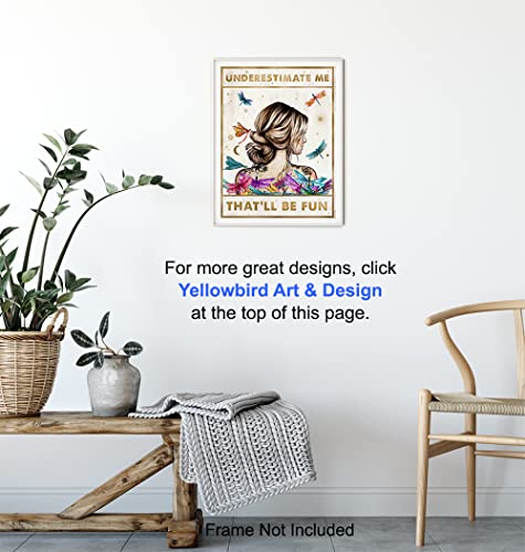 Womens-empowerment-Motivational-poster-Boho-chic-Funny-Saying-for-Wall-Decor-Go-Ahead-Underestimate-Me-Thatll-Be-Fun-Living-room-Dragonfly-Wall-Art-Decor-Teen-Girls-Bedroom-decoration-8×10 Womens empowerment Motivational poster Boho chic Funny Saying for Wall Decor Go Ahead Underestimate Me Thatll Be Fun Living room Dragonfly Wall Art Decor Teen Girls Bedroom decoration 8×10