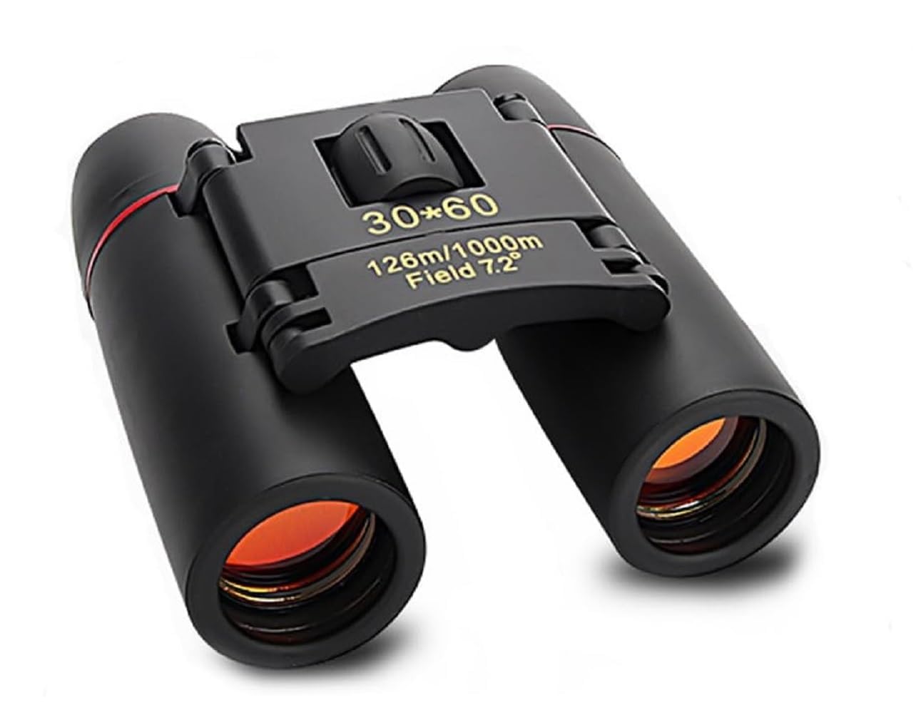 Vichaxan Compact Binoculars, Small Folding Binoculars, Easy Focus for Kids Adults Bird Watching Travel Hunting Concerts Sports, Waterproof Telescope with Strap Bag