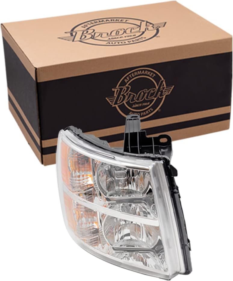 Brock Headlight for 2007-2013 Silverado 1500 for 2014 Silverado 2500 22853028 Right GM2503280