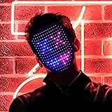 【Función de detección de movimiento mágico】: sin presionar directamente ningún botón, simplemente agite las manos en el aire frente a la máscara facial, luego las imágenes de la máscara facial cambiaron automáticamente a otra. ¡Qué genial y futurista es! Disfrute de la sorprendente diversión y el entretenimiento que la tecnología le da vida.