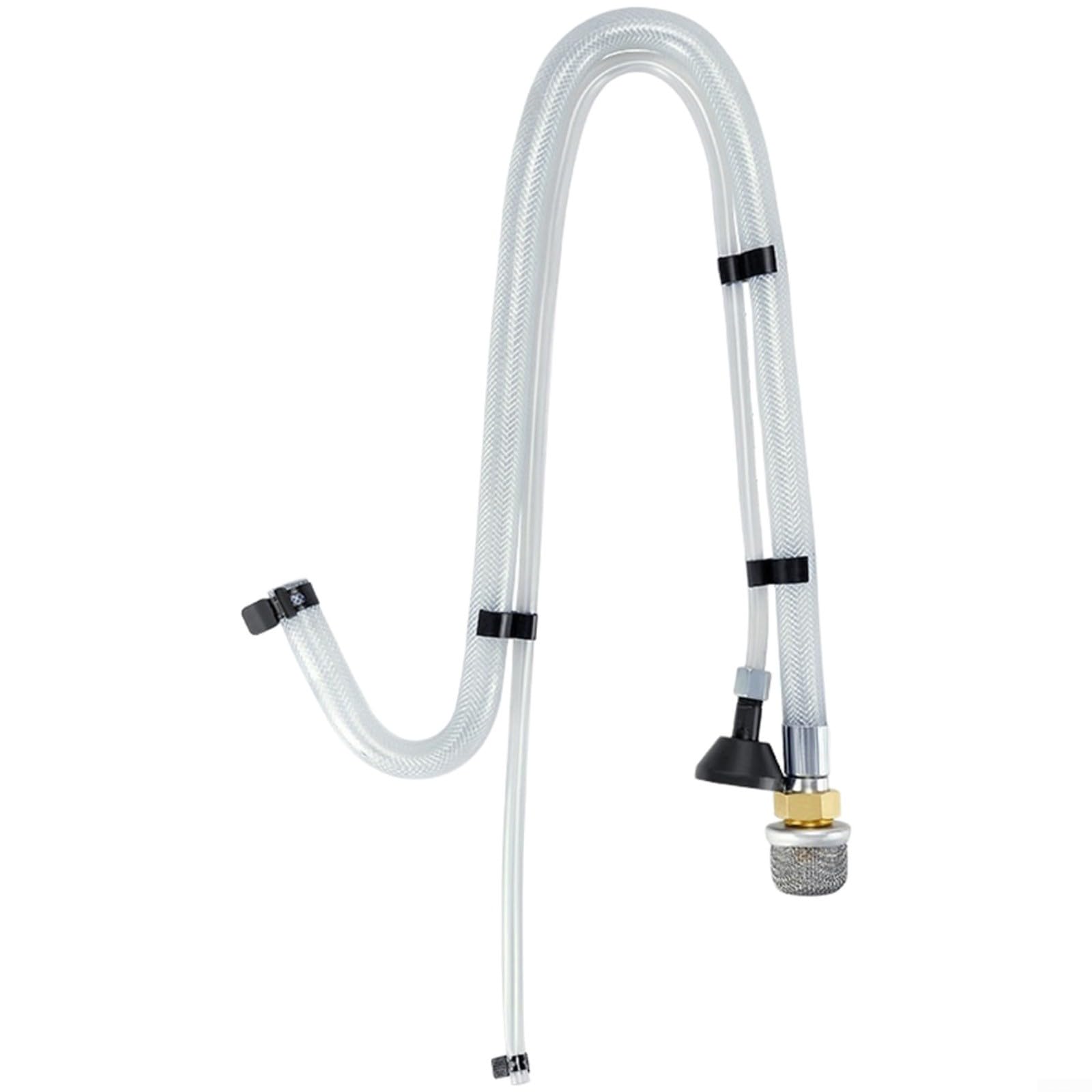 Alanmoship Airless Paint Sprayer Suction and Return Pipe Set with Copper Connectors for Plus for X5 for X7 Pro X17 X19, Transparent Tubes for DIY Home Garden Workshop Projects