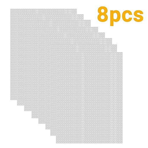 Luoistu 8 Stücke Antibakterielle Kühlschrankmatten entziehen Feuchtigkeit und Gerüch rutschfest, abwaschbar, zuschneidbar, Antifouling, Wärmedämmung, Mehrzweck platzset(Weiß 30x45CM)