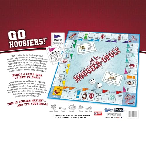 Juego de Mesa Late for The Sky Indiana University IU-Opoly miniatura 5