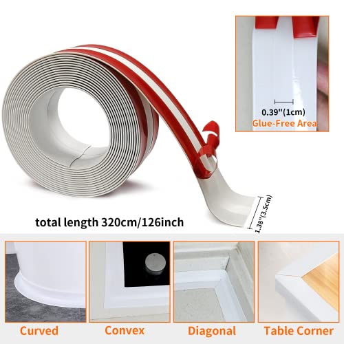 Caulk Tape For Bath And Kitchen, Self Adhesive Caulking