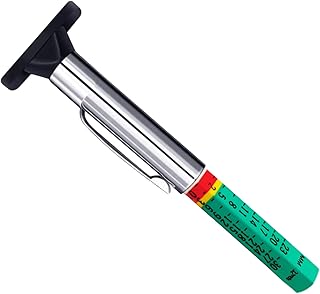 GODESON 50 Piezas de medidor de Profundidad de Rueda de Dos Lados con código de Colores Inteligente, Herramienta de medición de Profundidad de Rodadura de neumáticos……