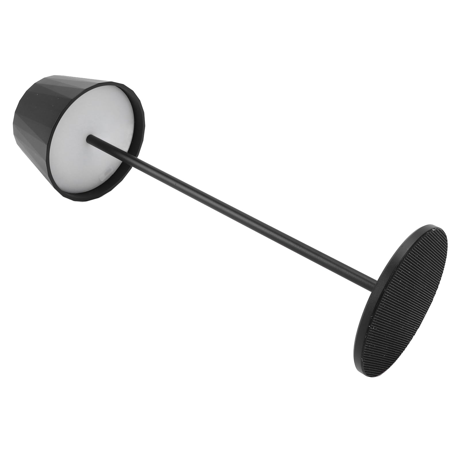 Lámpara de Mesa LED 3000K Luz Cálida 5200mah Recargable Continuo Regulable Inalámbrico Control Táctil Lámpara de Escritorio para Comedor Dormitorio Bar Negro Lámpara (Negra)