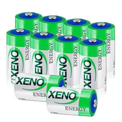DZYZWSGFCLJX *[10 Pack] 19000mAh XL-205F D Std 3.6v Lithium Thionyl Chloride Battery for Xeno Energy XL-205F Battery, Non-Rechargeable
