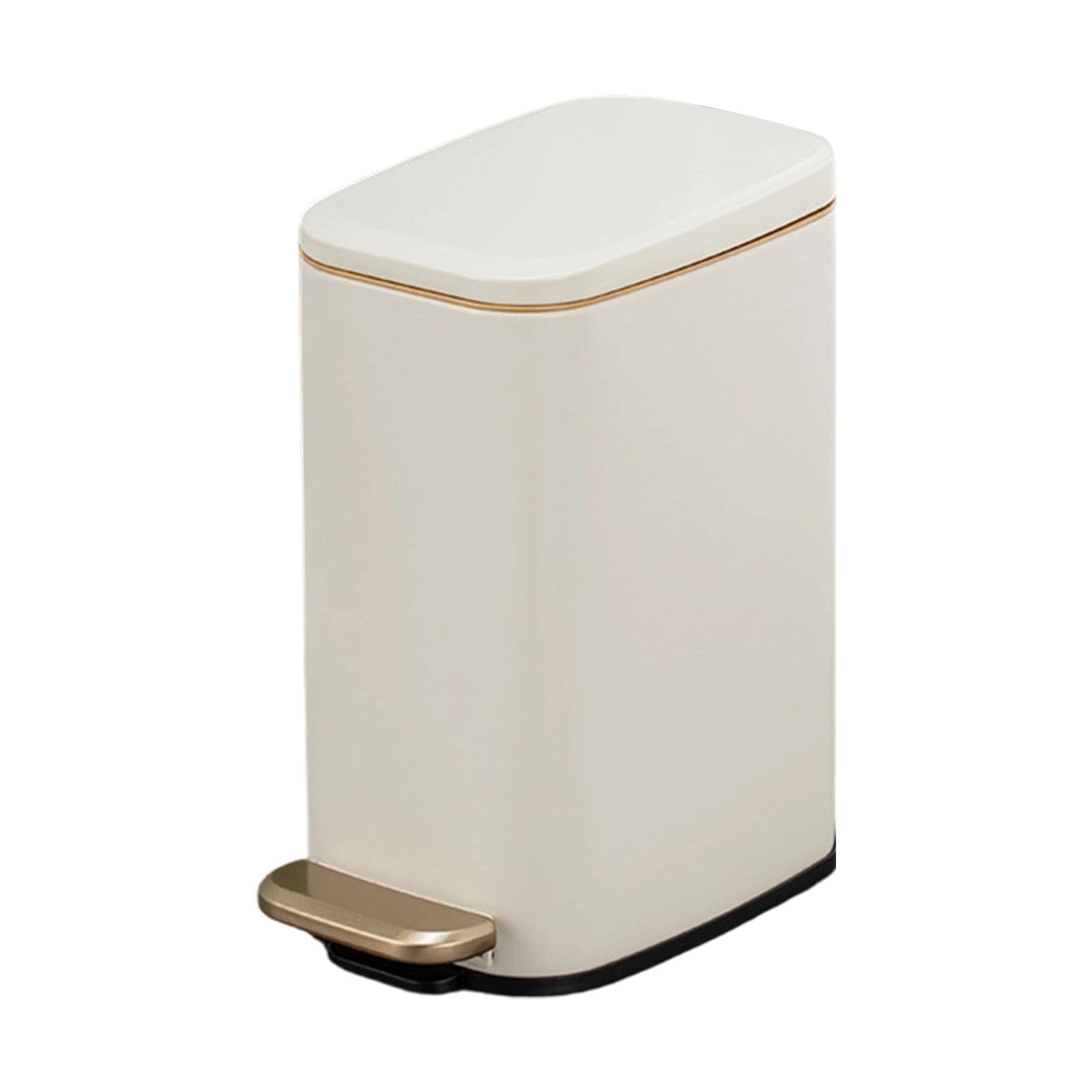 Limtula Rectangular Waste Bin 6L Trash Can for Bathroom Living Room Odors Control Lid Garbage Container for Home Modern Decors Home Garbage Can