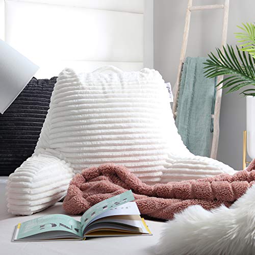 Reading Pillow Back Pillow for Sitting in Bed, Plush Bed Chair Pillow