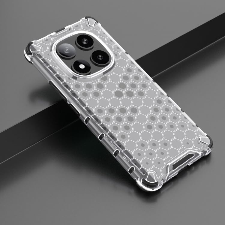 Image of Hard PC Back Case Cover for Poco X7 5G Anti Slip Ultra Thin Shockproof Reinforced Corners (Polycarbonate|Clear)
