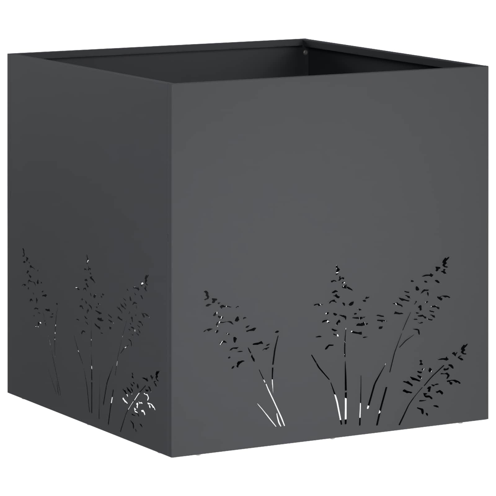 Genérico Macetero de Jardín Gris Antracita 50 x 50 x 49 cm,Casa y jardín,Maceteros y jardineras,7.85 kg-8005796