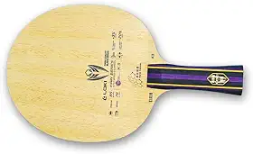 Raquete Loki K3 Clássica Profissional para Tênis de Mesa, 5 Folhas de Madeira, 2 Folhas de Carbono, Ofensiva